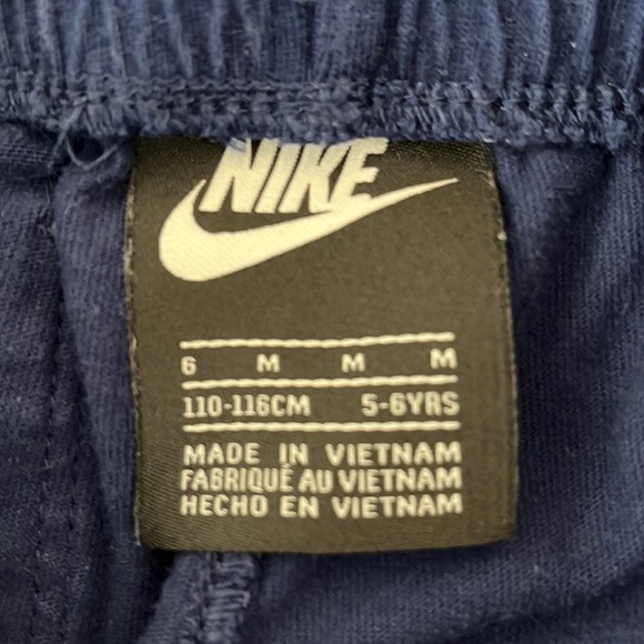Nike navy blue sweatpants for girls, size 5/6 NWOT - Picture 5 of 5